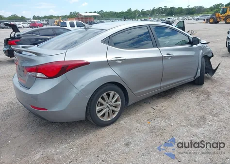 2014 Hyundai Elantra Se from USA, damaged, VIN KMHDH4AEXEU158997